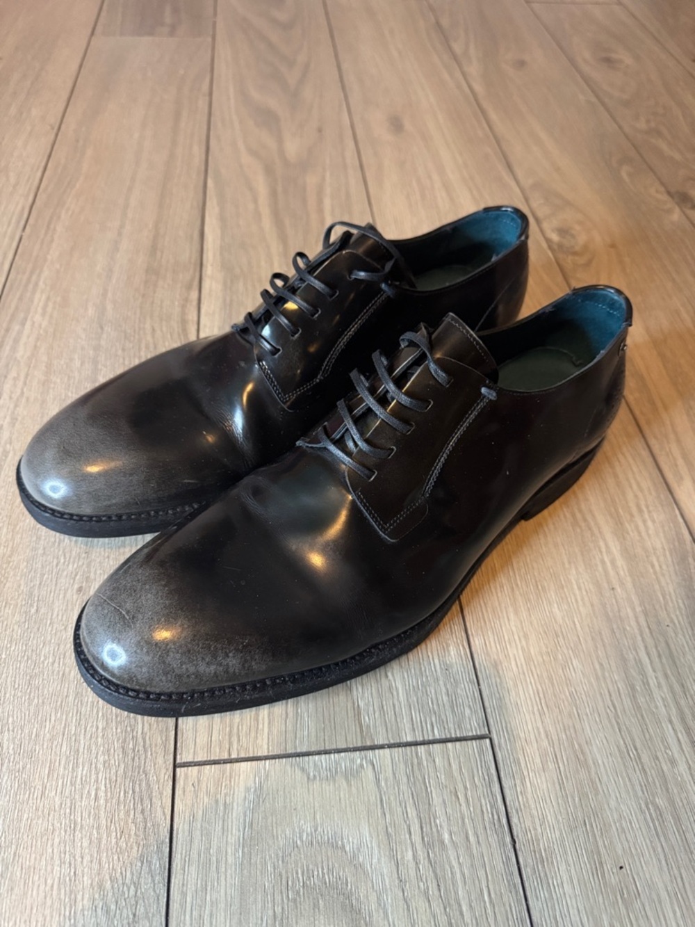 Diesel  Black Men’s Derby Dress Shoes